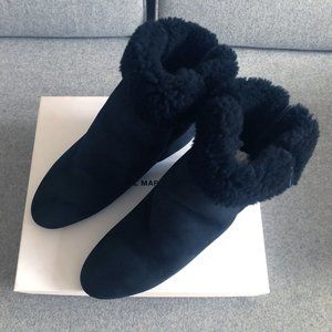 Isabel Marant Shearling Slouchy Boots – Warm Sheep Lining – Black – Size EU 39